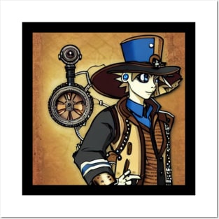 Anime Steampunk Boy Posters and Art